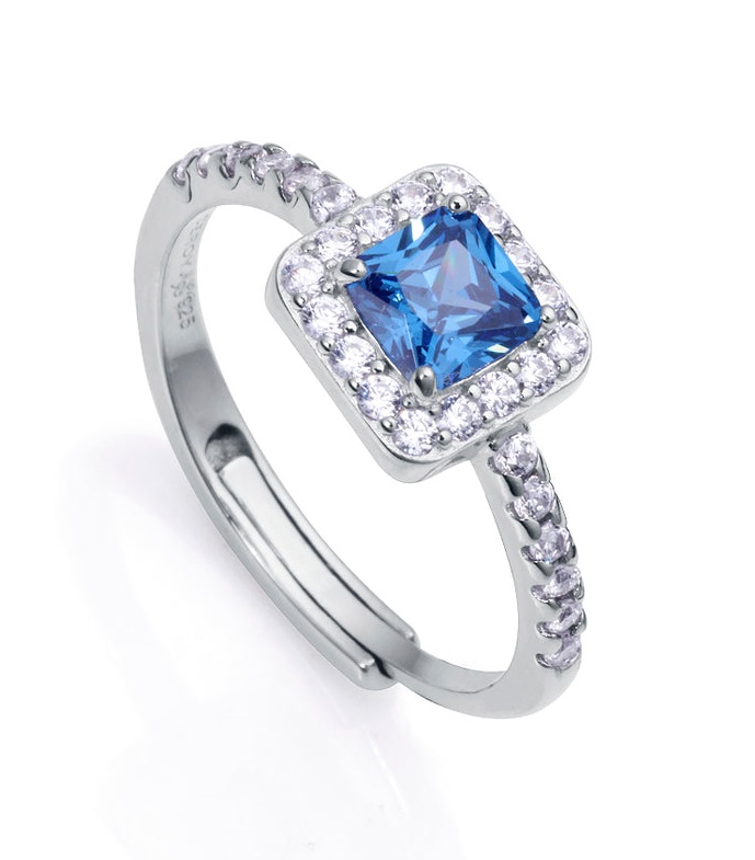 Levně Viceroy Elegantní stříbrný prsten se zirkony Clasica 13154A013 53 mm