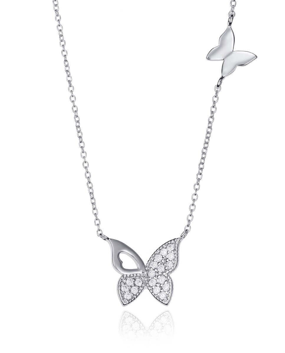 Viceroy Gyönyörű ezüst nyaklánc Pillangó Popular 71053C000-30