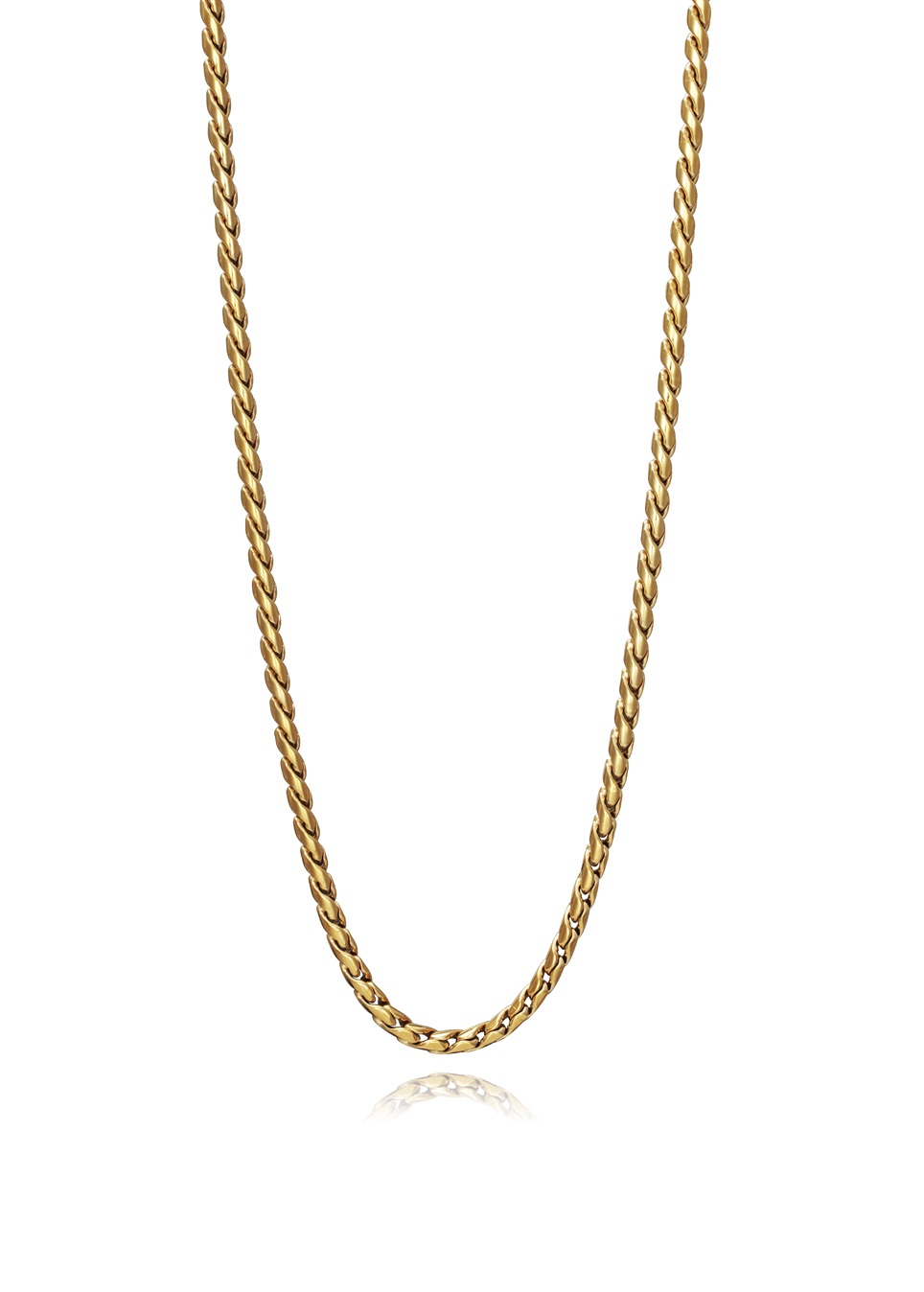Viceroy Moderní pozlacený náhrdelník z oceli Magnum 1331C01012