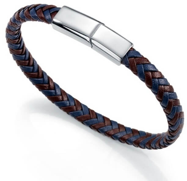 Viceroy Pánsky kožený náramok Fashion 6373P09013