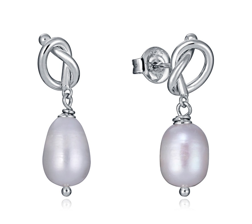 Viceroy Pôvabné náušnice so syntetickou perlou Clasica 13156E000-60