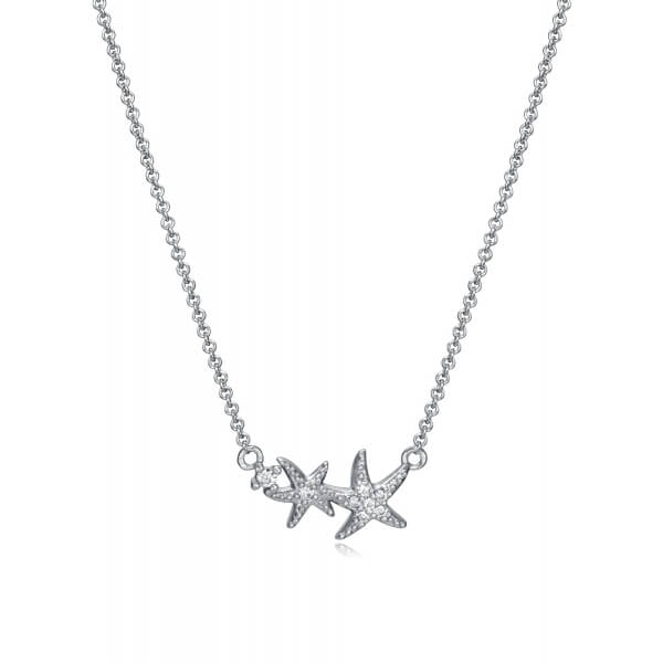 Levně Viceroy Půvabný stříbrný náhrdelník mořské hvězdice 61074C000-38