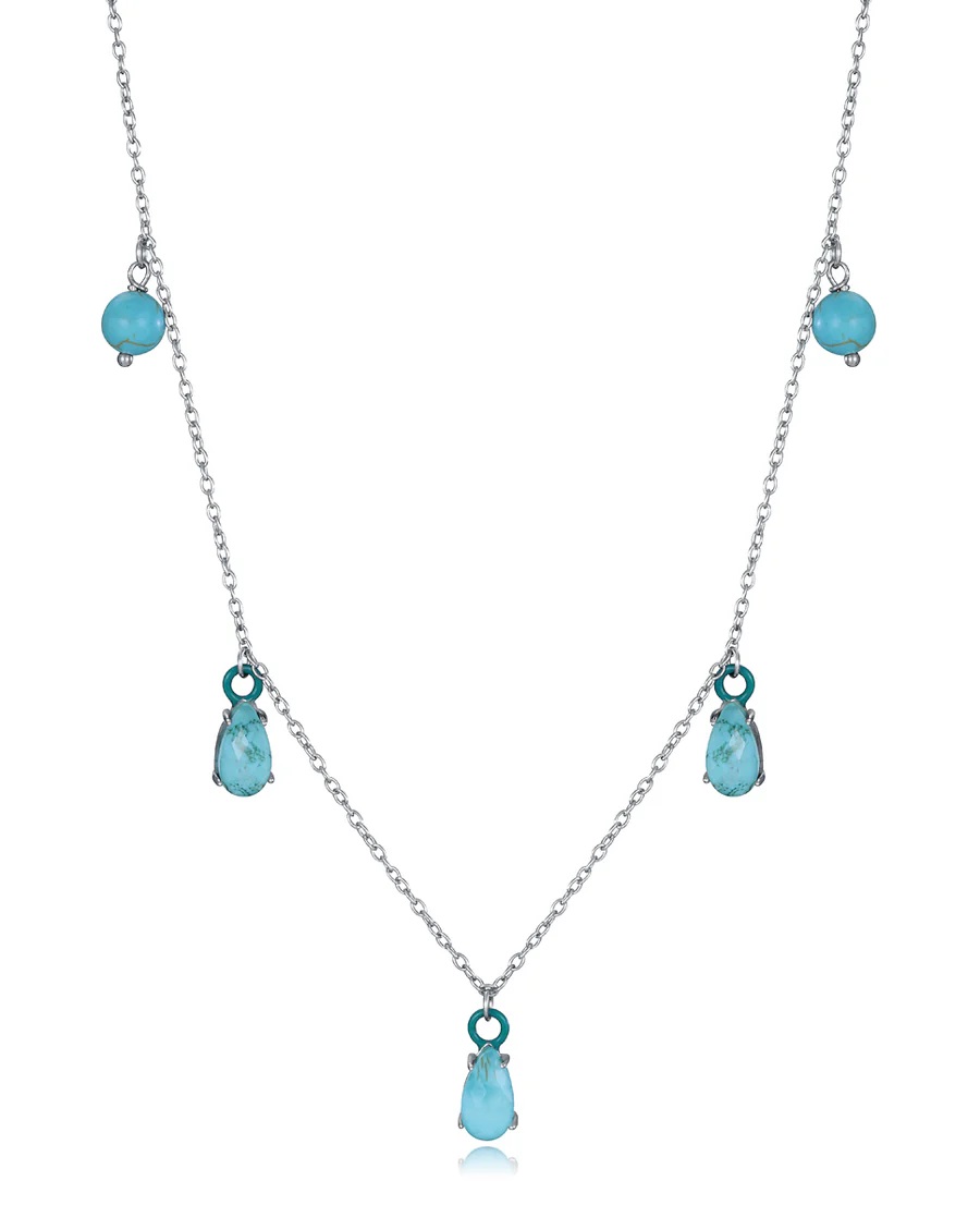 Viceroy Pôvabný strieborný náhrdelník s príveskami Elegant 13197C000-93