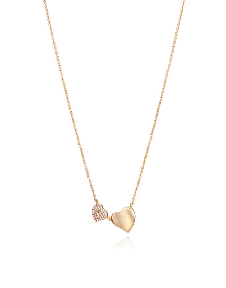 Viceroy Romantický náhrdelník s príveskom srdca San Valentín 13125C100-36