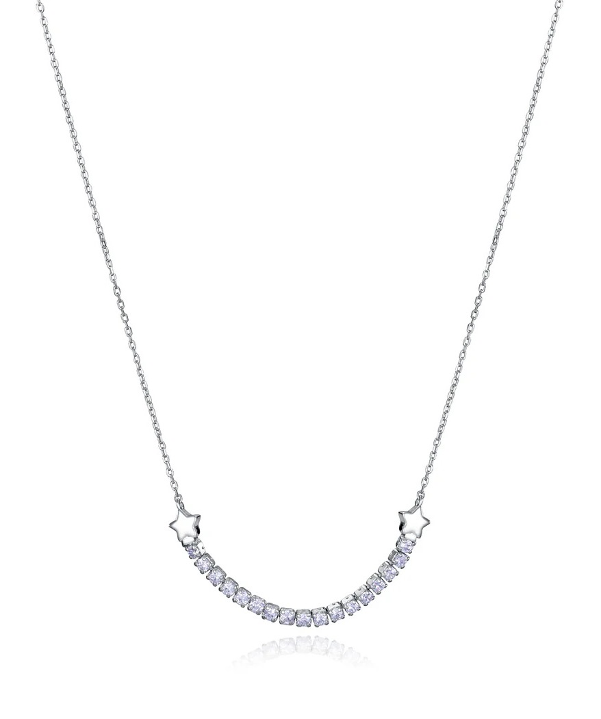 Viceroy Strieborný dámsky náhrdelník so zirkónmi Trend 13206C000-30