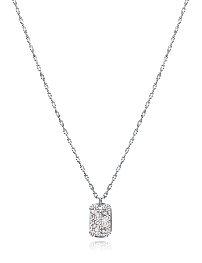 Levně Viceroy Stříbrný náhrdelník s čirými zirkony Elegant 13178C000-30