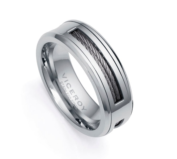 Levně Viceroy Stylový ocelový prsten Magnum 14065A02 64 mm