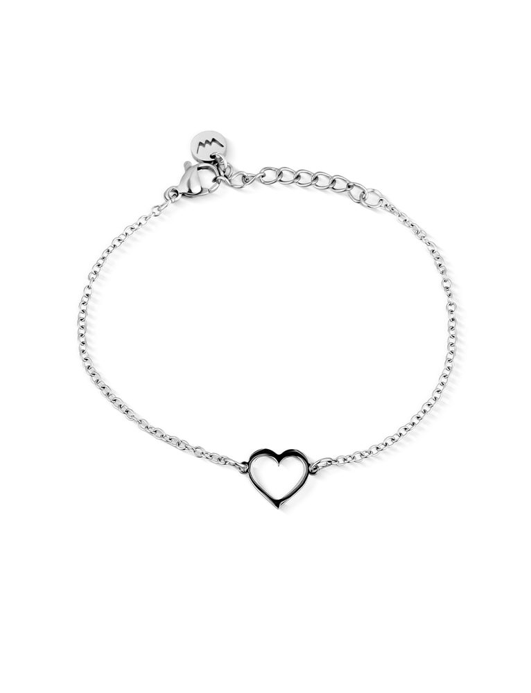 Vuch Náramek se srdíčkem Vrisan Silver