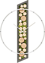 Orologio da parete con muschio naturale 9607