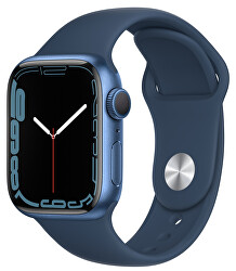 Apple Watch Series 7 GPS 45mm Blue, Abyss Blue Sport