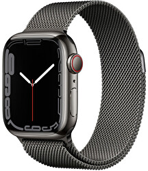 Apple Watch Series 7 GPS + Cellular 45mm Graphite Steel, Milanese Loop