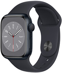 Apple Watch Series 8 GPS + Cellular 41mm Midnight, Midnight Sport