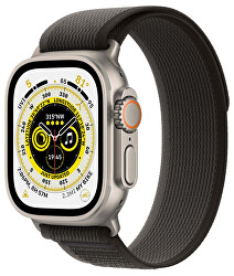 Apple Watch Ultra Cellular 49mm Titan, Black/Gray Trail Loop, M/L