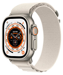 Apple Watch Ultra Cellular 49mm Titan, Star Alpine, S