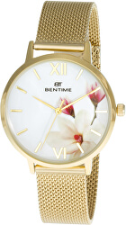 Ceas cu motive florale pentru femei 007-9MB-PT11894X