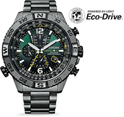 Promaster Navihawk A-T Eco-Drive Radio Controlled World Time AT8227-56X