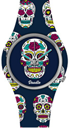 Calaveras Mood Blue Skull DOCA005