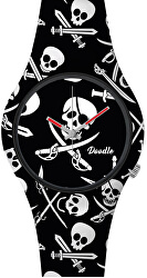 SLEVA - Skull Mood Black Pirates Skulls DOSK002