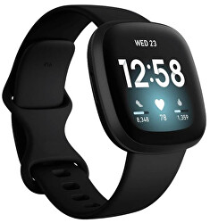 Fitbit Versa 3 Black/Black Aluminum