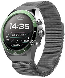 Ceas inteligent Forever Icon AW-100 AMOLED verde