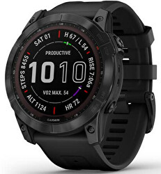 Garmin fenix 7X PRO Sapphire Solar, Titan Black/Black SB SB 010-02541-23