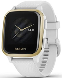 Venu Sq - Light Gold / White Band