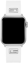 Silikonový řemínek pro Apple Watch (38 - 41 mm) - White CS2022S1