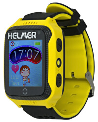 Chytré dotykové hodinky s GPS lokátorem a fotoaparátem - LK 707 žluté