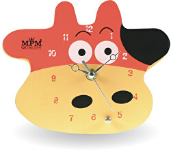 Designové plastové hodiny Cow E01.2518.5120