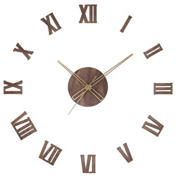 Orologio design in legno marrone scuro PRIM Romulus E07P.4338.54