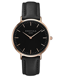 THE BOWERY Black Black Rose gold