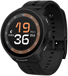 Suunto Run All Black Silicon Strap