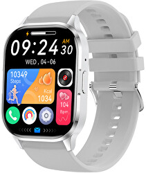 AMOLED Smartwatch W21HK – Silver – Grey