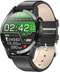 Smartwatch WT35BLL - Black Leather - SLEVA