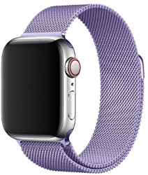 Oceľový milánsky remienok na Apple Watch – Levanduľový 38/40/41 mm