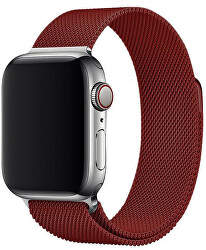 Stahl Mailänderzug für Apple Watch - Wein 42/44/45/49 mm