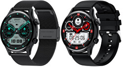 SET AMOLED Smartwatch W80BKM PRO + náhradní řemínek