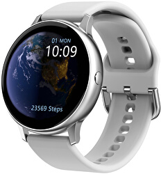 Smartwatch DT88 Pro - White Silicon