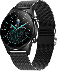 Smartwatch E13 - Negru Stainless