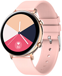 Smartwatch W03P - Pink - SLEVA