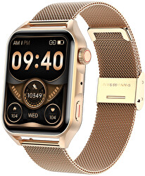 SLEVA II - AMOLED Smartwatch W280GDM - Gold