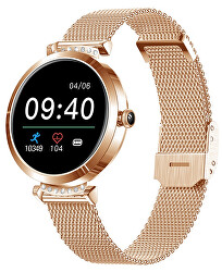 Smartwatch W22AG - Rose Gold - SLEVA