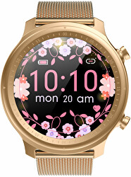 Smartwatch W27RG - Gold Stainless Steel