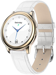 Smartwatch WDT8P - Gold+White - SLEVA