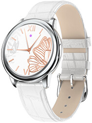 Smartwatch WDT8P - Silver+White