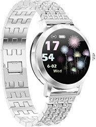 SLEVA III - Smartwatch WO10DS - Diamond Silver