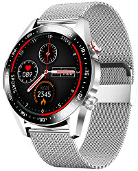 SLEVA - Smartwatch WO21SS - Silver Steel Mesh