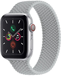 Elastisches Silikonband für Apple Watch - 42/44/45/49 mm - grau