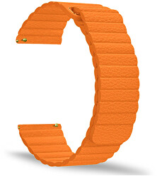 Átfűzhető óraszíj klasszikus órához - Orange 20 mm