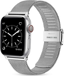 Curea milaneză pentru Apple Watch - Silver 42/44/45 mm